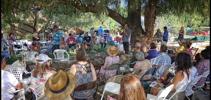 Meeting at Fox Farm Urban Farm to Discuss Local Food System in Riverside California