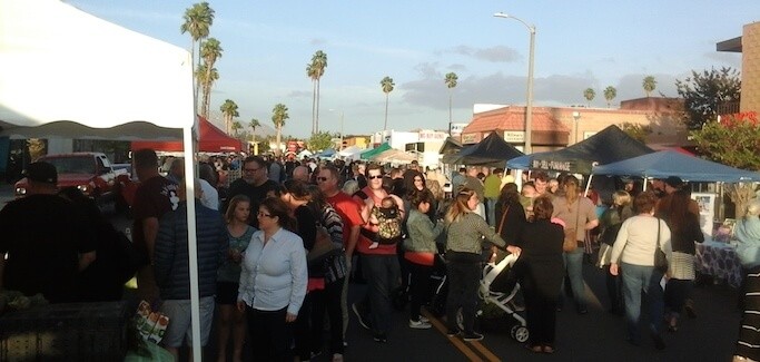 The Farmers Come out at Night in Riverside