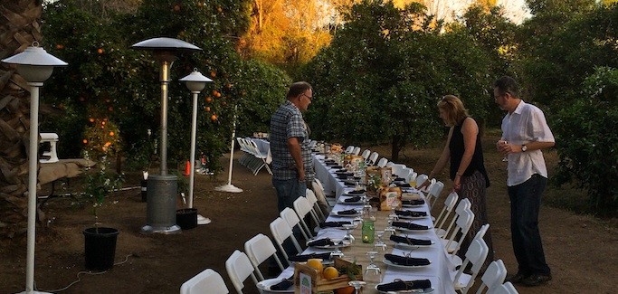 City of Riverside Displays Local Food Chops at Inaugural GrowRIVERSIDE “Dinner in the Grove”